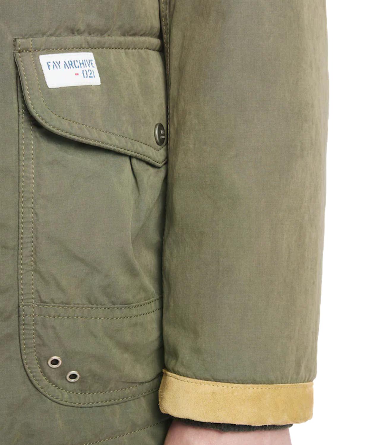 Giacca Fay MAM1353148LEO1 Uomo - Oliva Medio