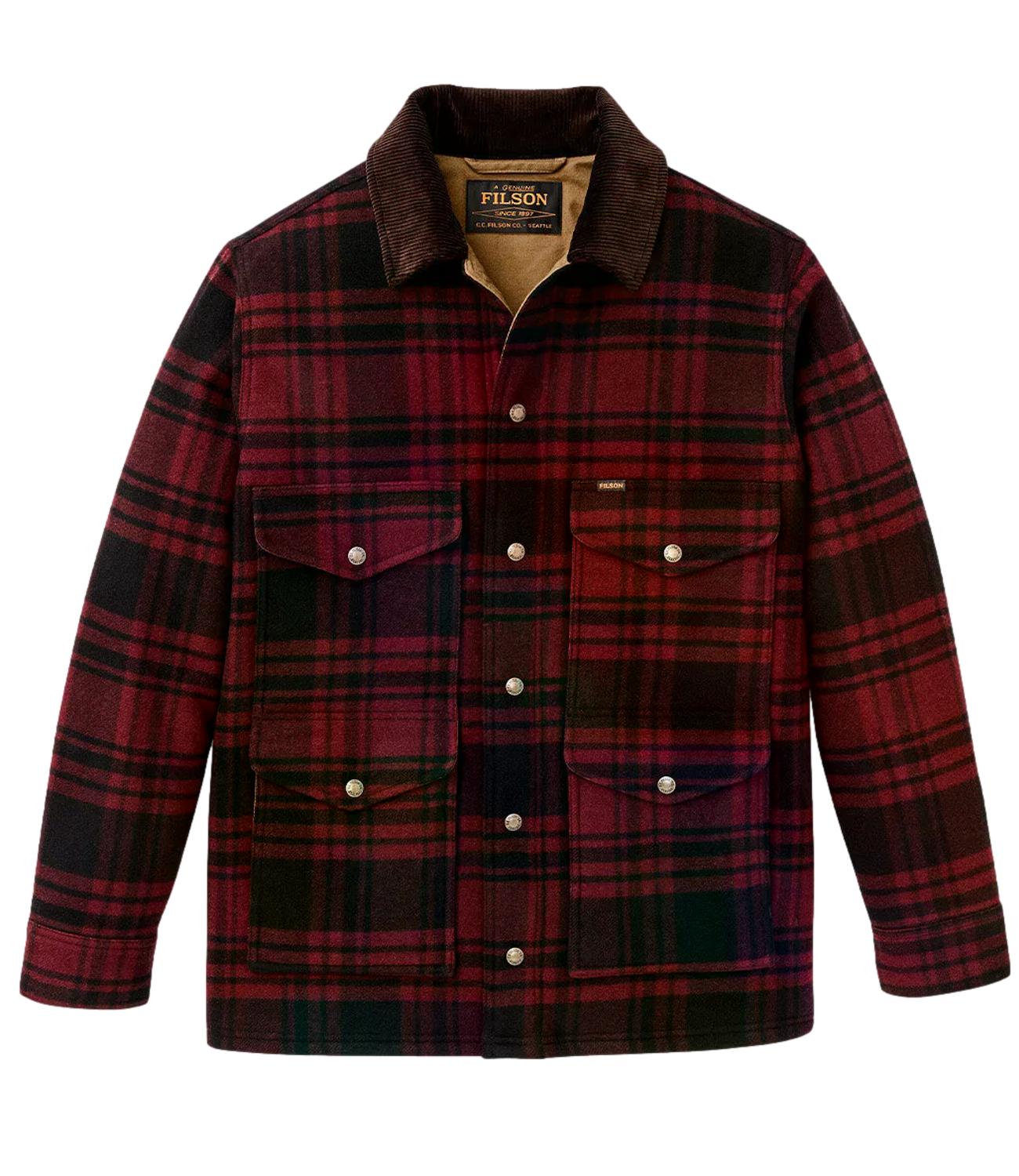 Giacca Filson 262MFMCPS0144 Uomo - Port / Black Plaid
