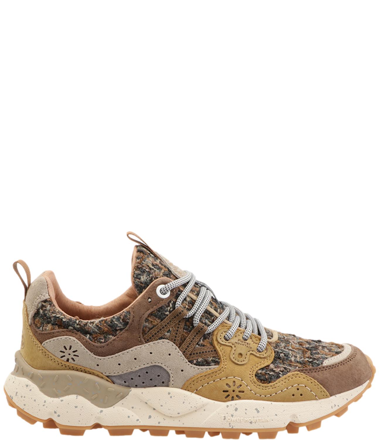 Sneakers Flower Mountain 001 2017818 28 Donna - Brown/cognac/beige