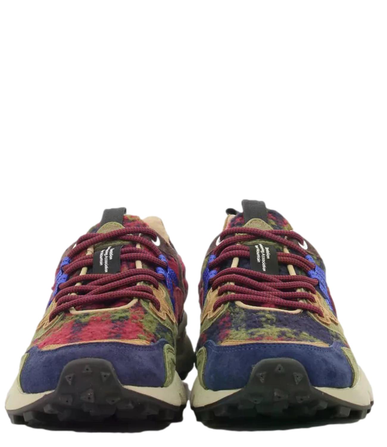 Sneakers Flower Mountain 001 2017818 30 Donna - Dark Grey/brown/bordeaux
