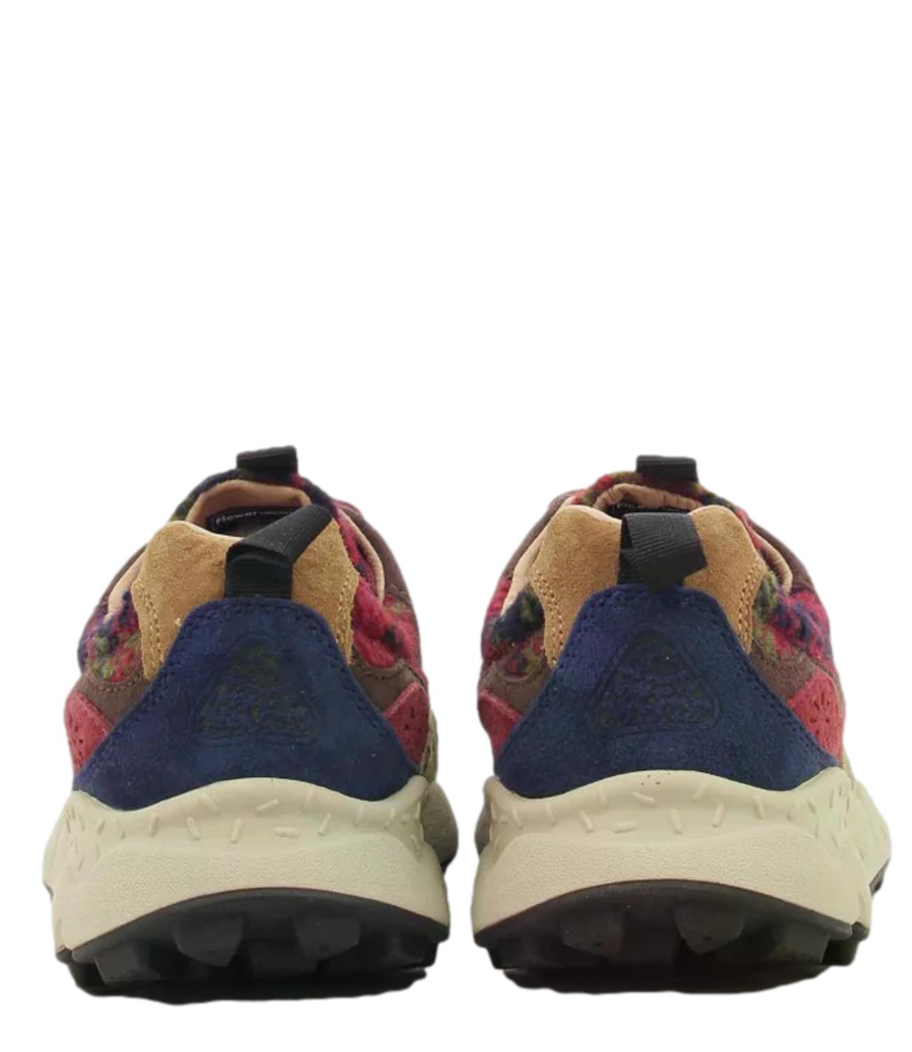 Sneakers Flower Mountain 001 2017818 30 Donna - Dark Grey/brown/bordeaux