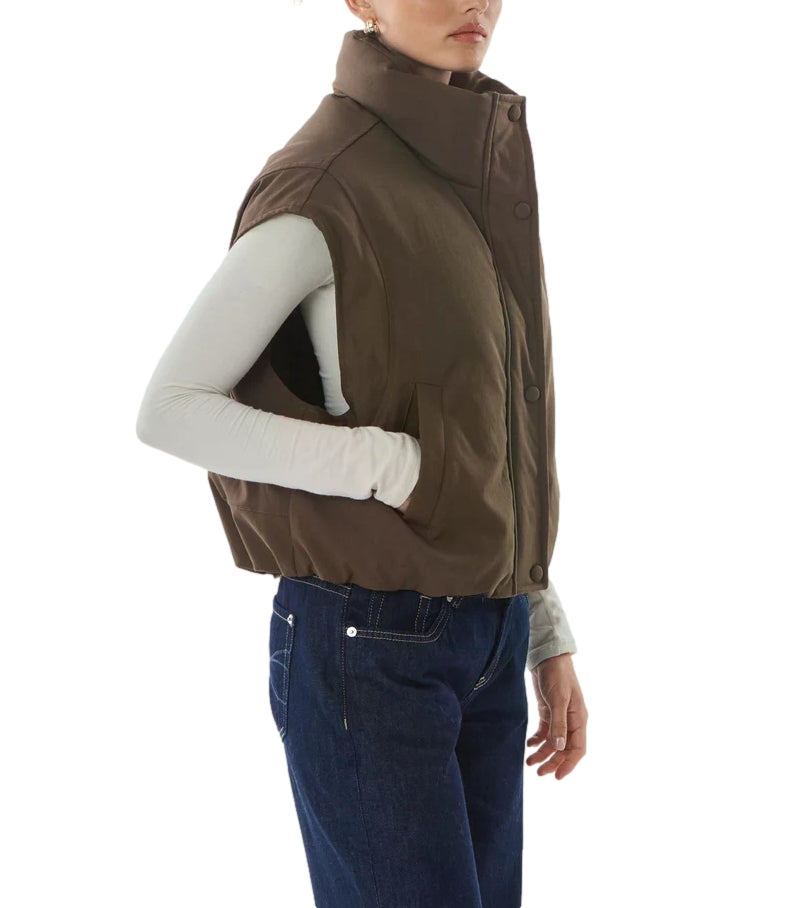 Gilet Giovanni Paris LYORA Donna - Marrone