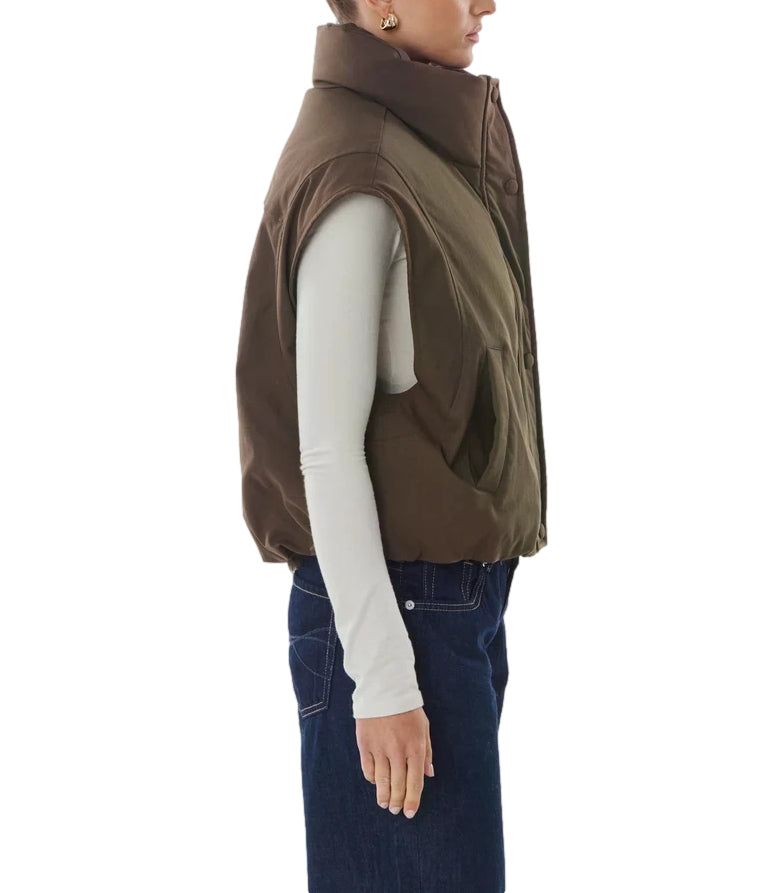 Gilet Giovanni Paris LYORA Donna - Marrone