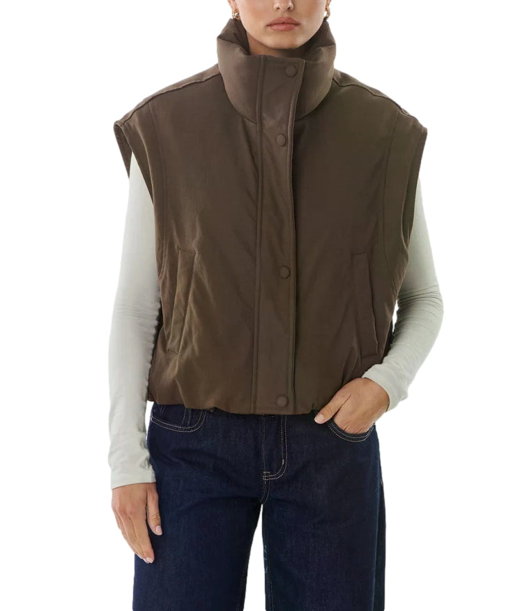Gilet Giovanni Paris LYORA Donna - Marrone