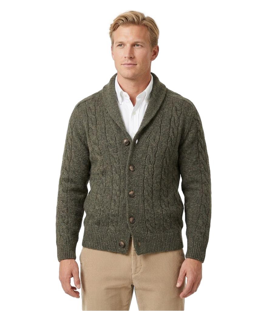 Cardigan Gran Sasso 23183/28502 Uomo - Verde Muschio