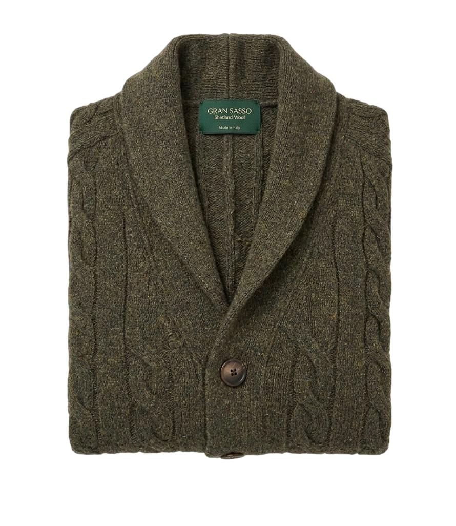 Cardigan Gran Sasso 23183/28502 Uomo - Verde Muschio