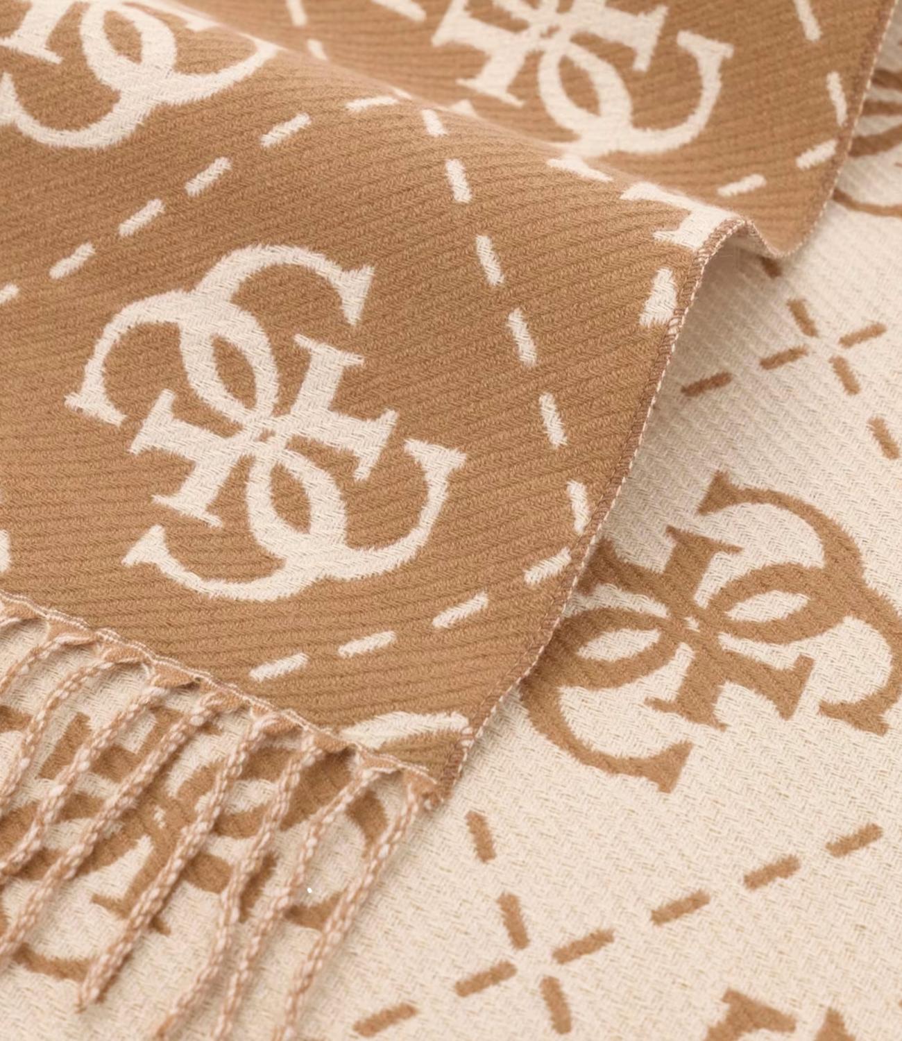 Sciarpa/Foulard Guess AW5217VIS03 Donna - Latte Logo Brown