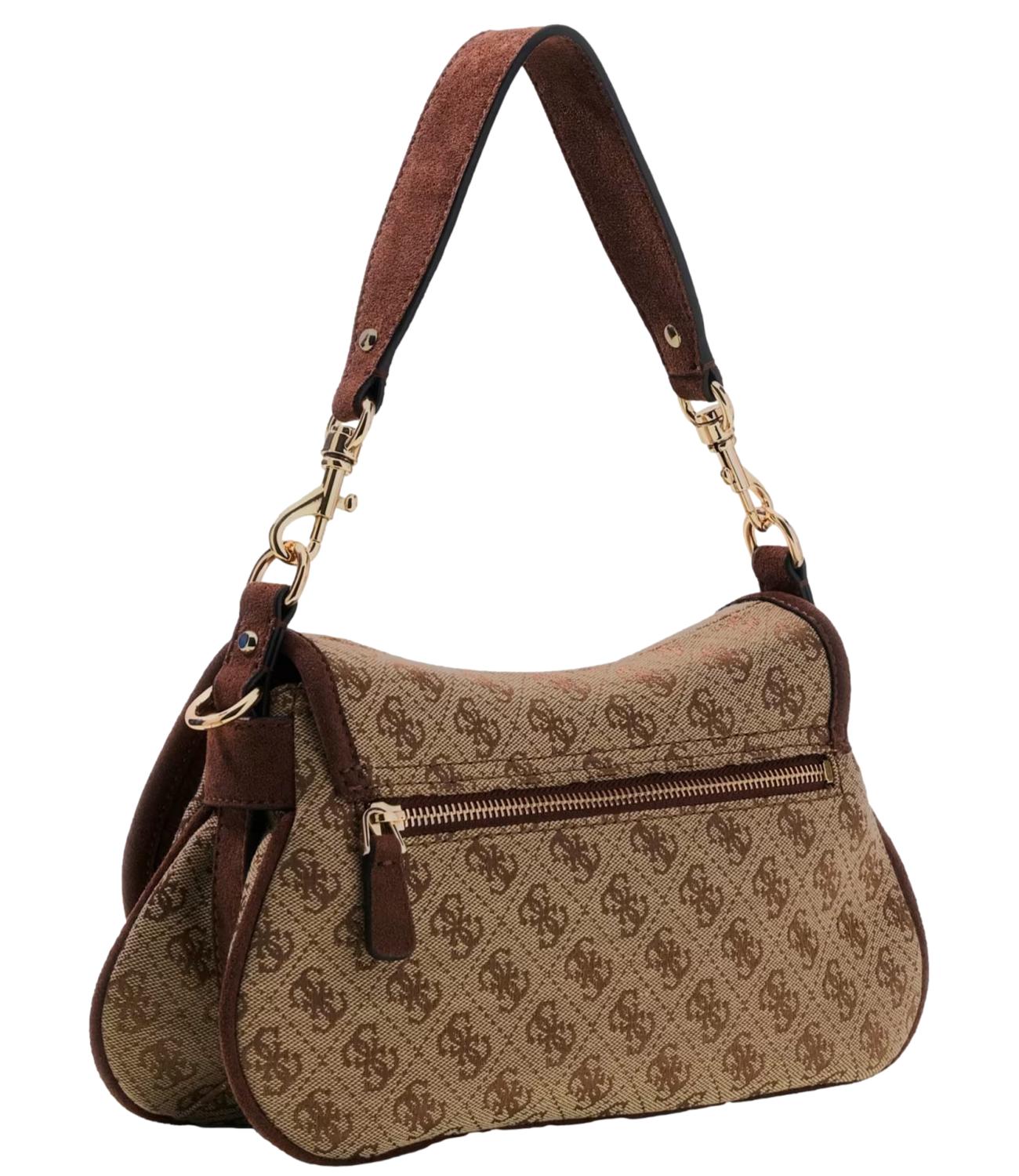 Borsa Guess HWJG2313190 Donna - Latte Logo/brown