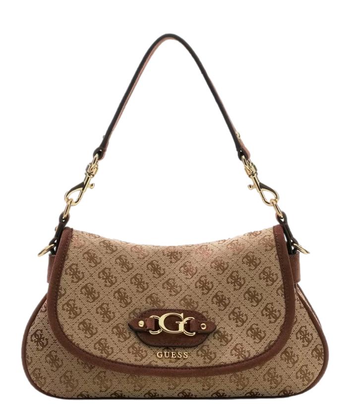 Borsa Guess HWJG2313190 Donna - Latte Logo/brown
