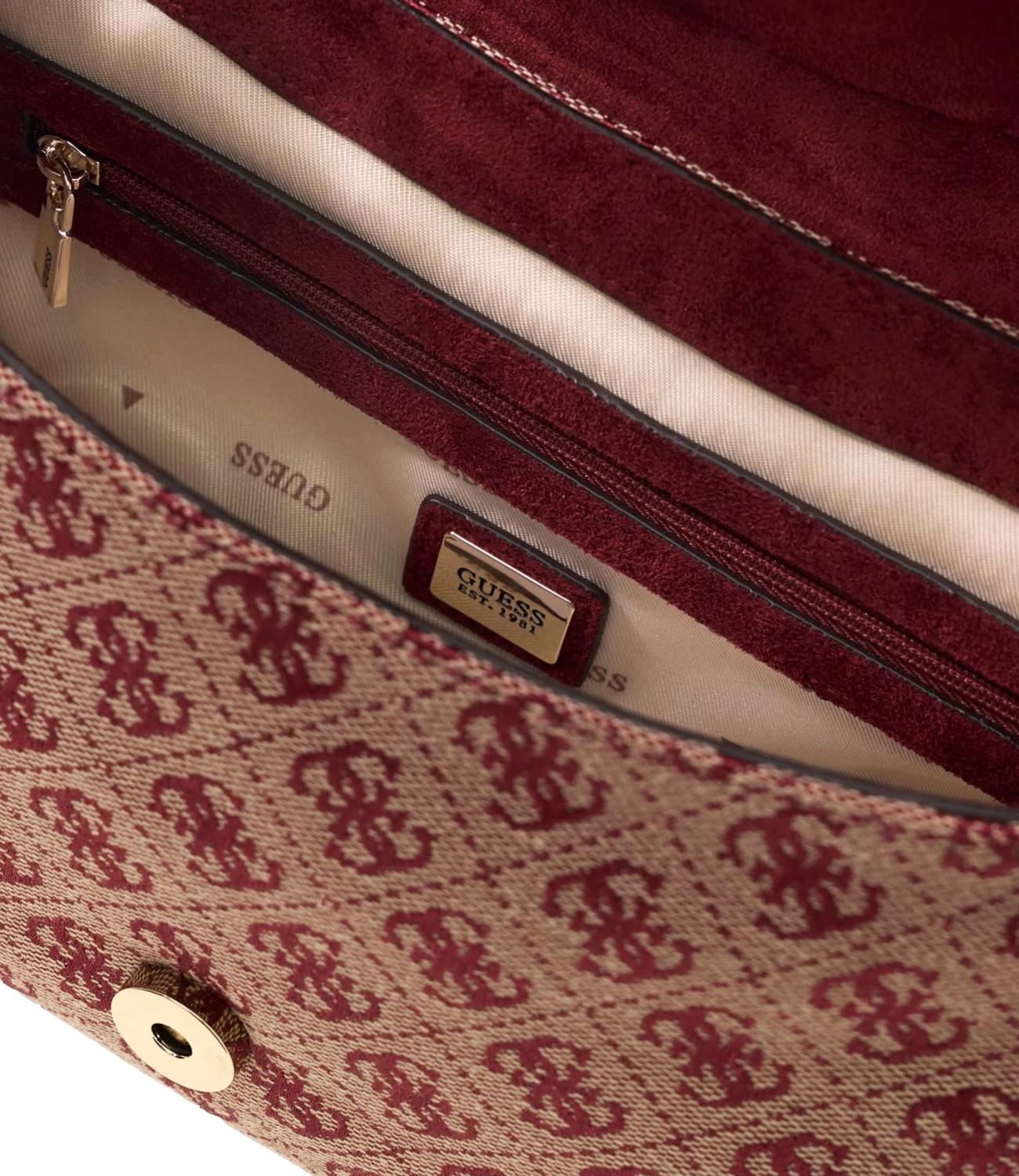 Borsa Guess HWJG2313190 Donna - Merlot Logo