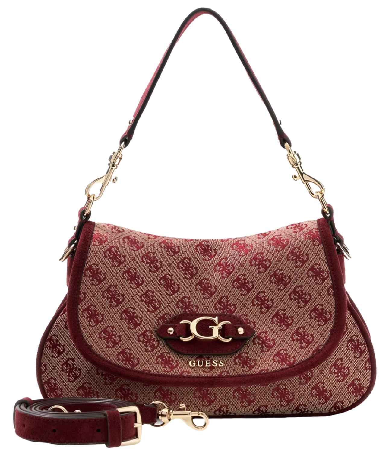 Borsa Guess HWJG2313190 Donna - Merlot Logo