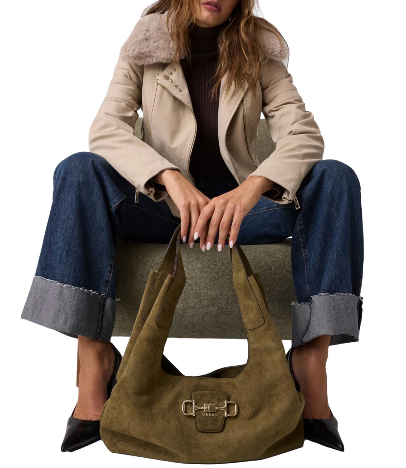Borsa Guess HWSG2314020 Donna - Olive