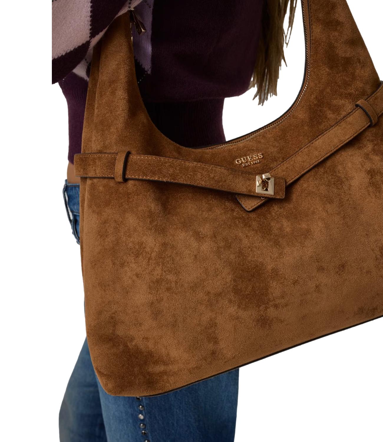 Borsa Guess HWSG9754010 Donna - Cognac