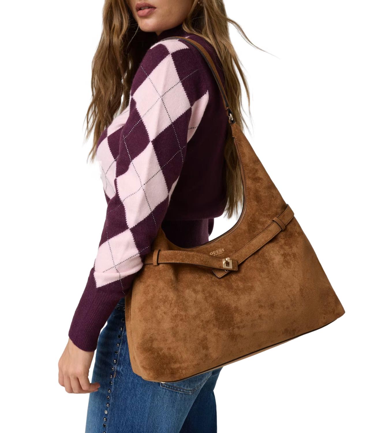 Borsa Guess HWSG9754010 Donna - Cognac