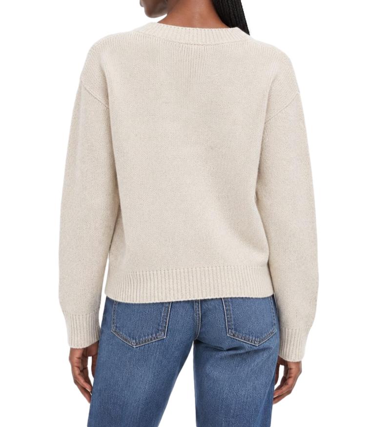 Maglia Guess W6BR42Z1438 Donna - Creme Brulee Sequins