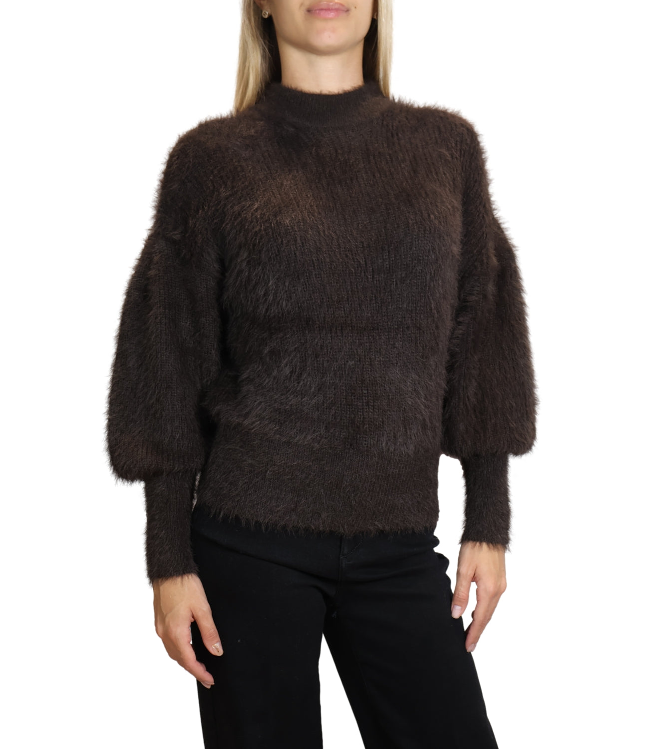Maglia Guess W6BR80Z1839 Donna - Bark Brown