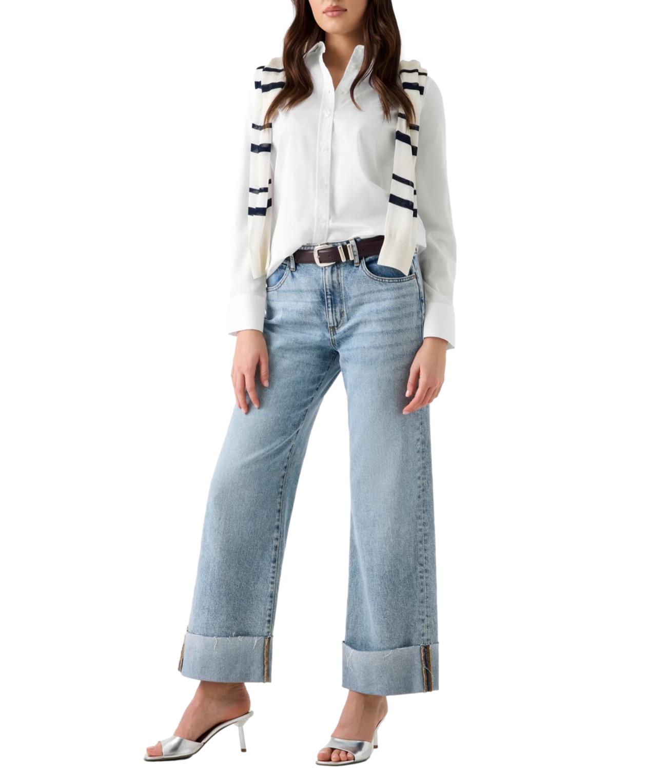 Camicia Guess W6YH10W2752 Donna - Pure White