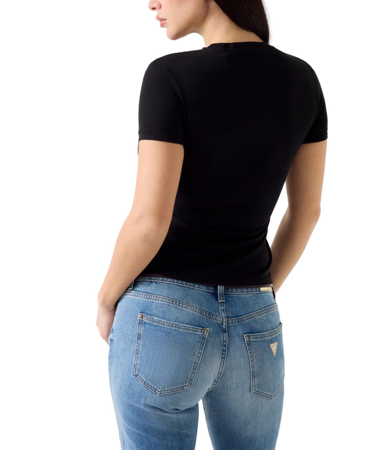 Maglia Guess W6YI12K3751 Donna - Jet Black A996