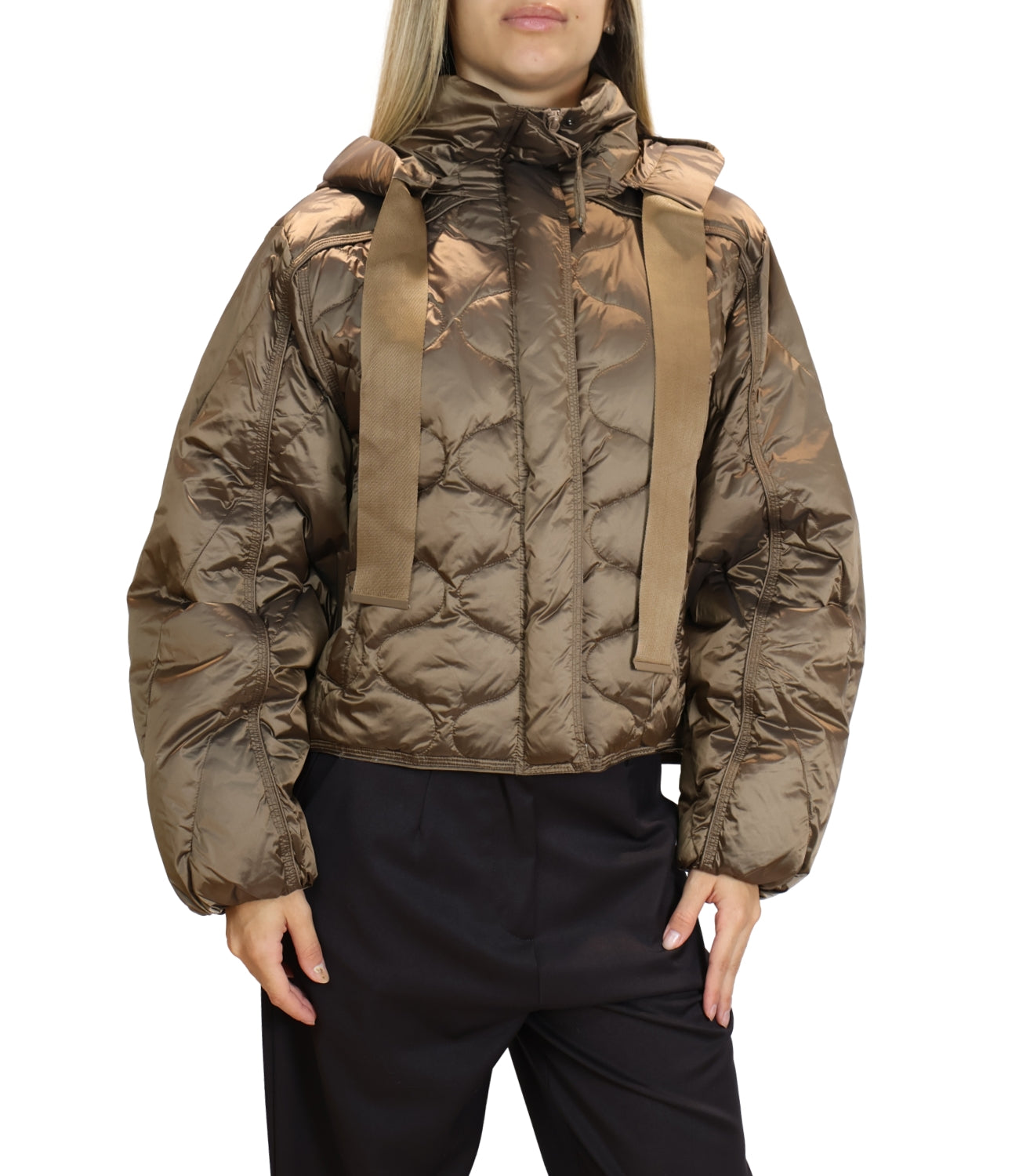 Piumino Have One KCT-R013 Donna - Tortora