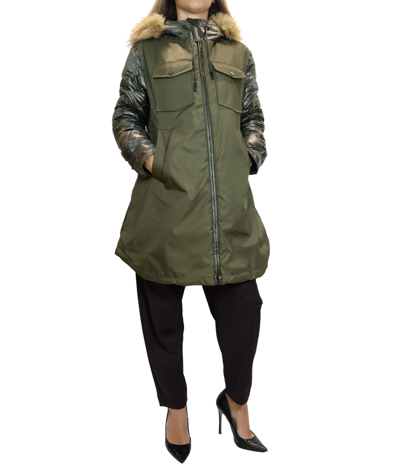 Piumino Have One KID-R006 Donna - Militare