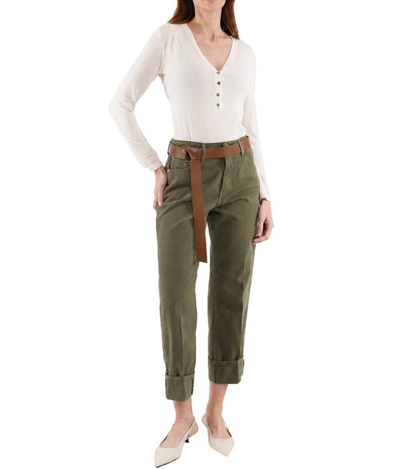 Jeans Have One PLS-R157 Donna - Militare