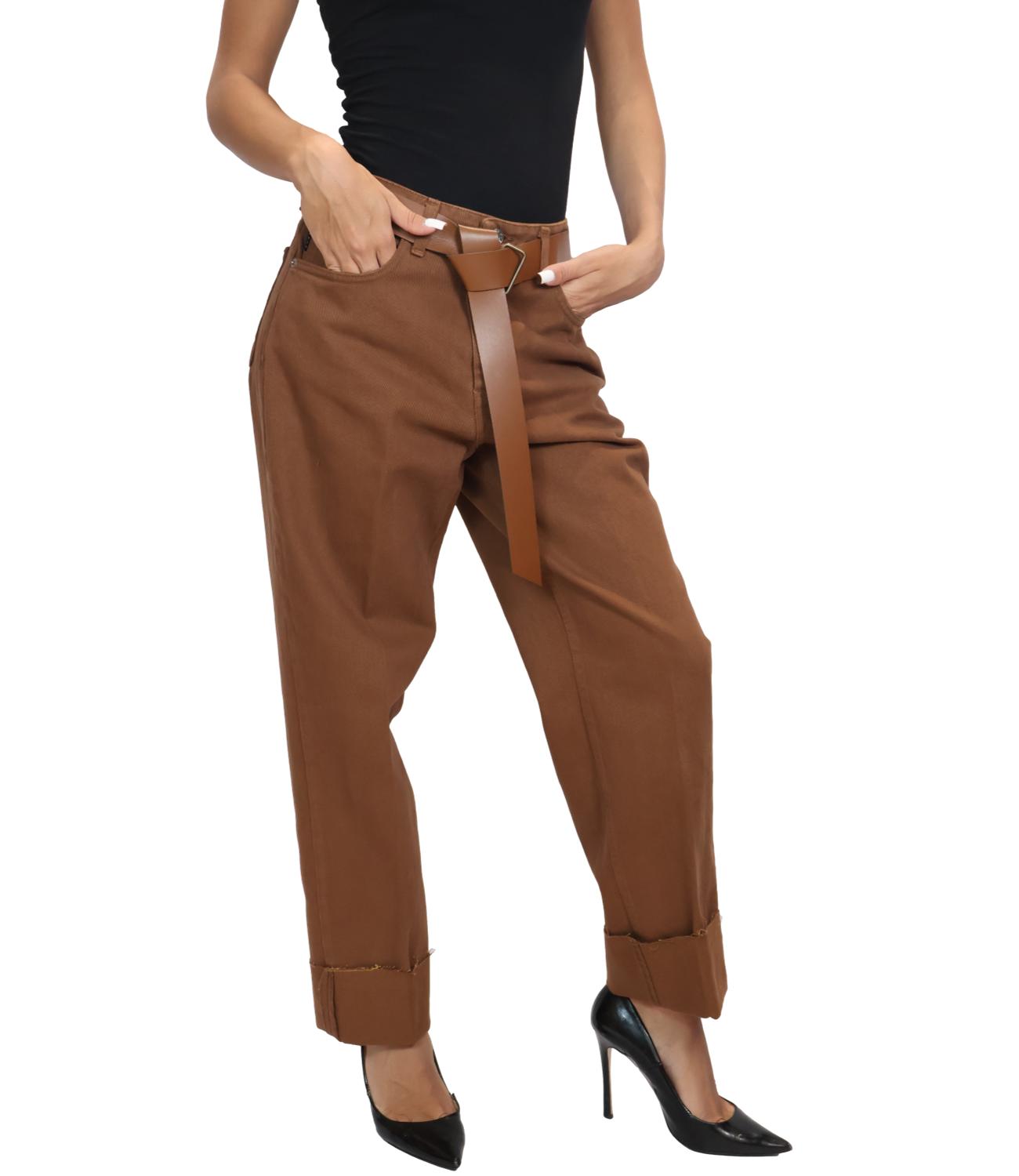 Jeans Have One PLS-R157 Donna - Tabacco