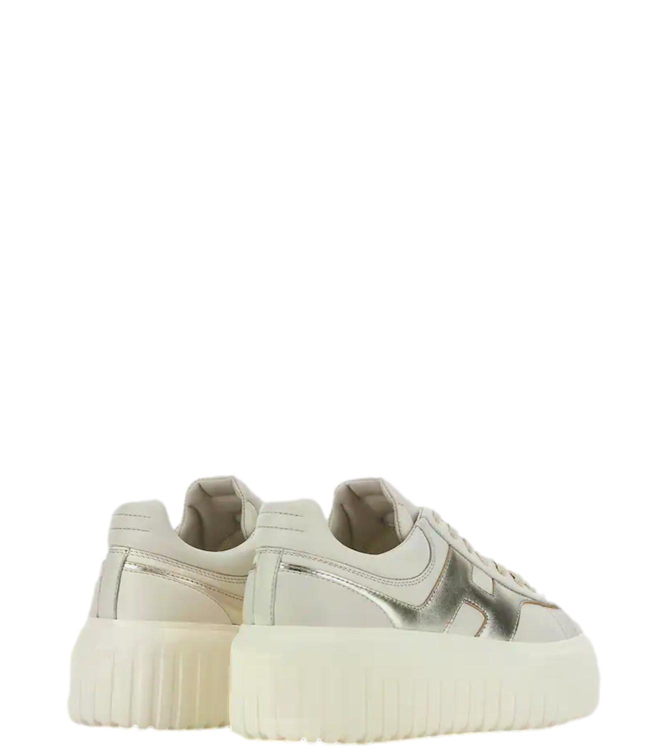 Scarpe Hogan HXW6450FE91NCS Donna - B013(yogurt)+b202(platino)