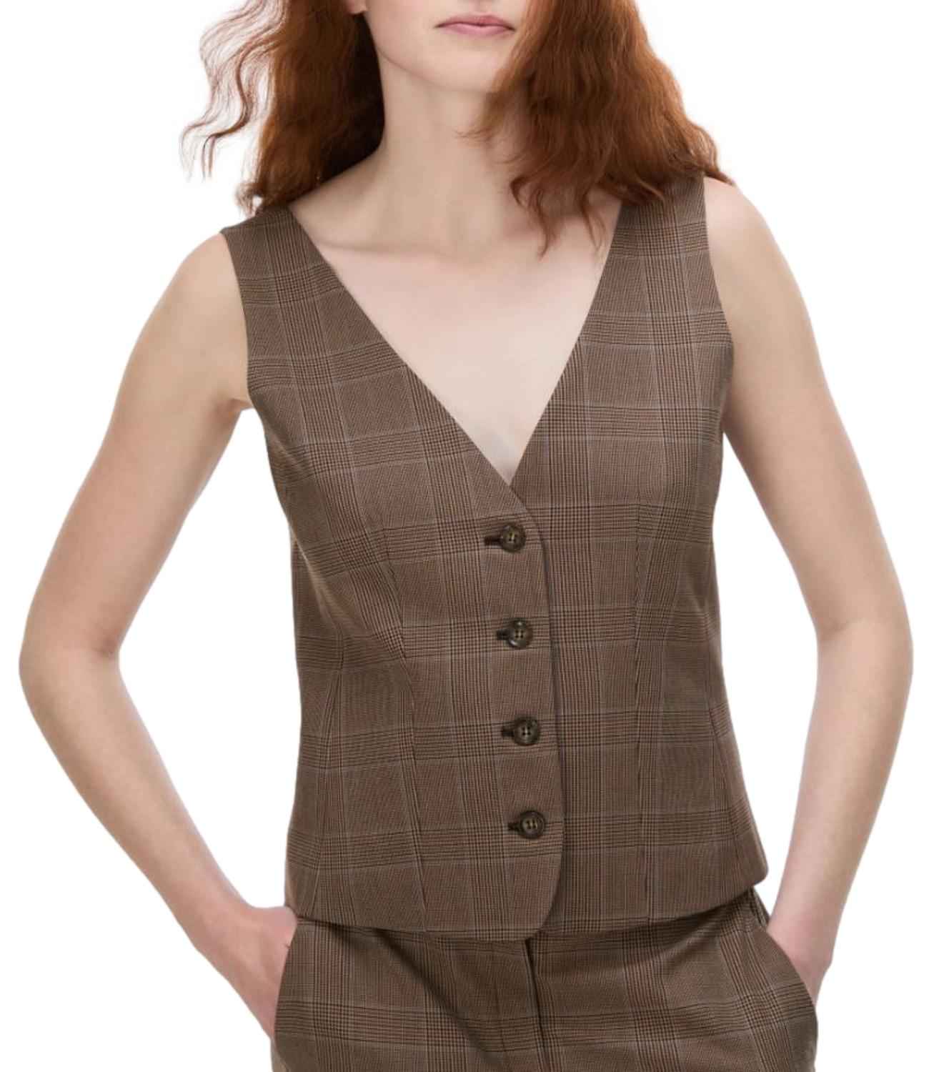Gilet Iblues 2627156011200 Donna - Marrone