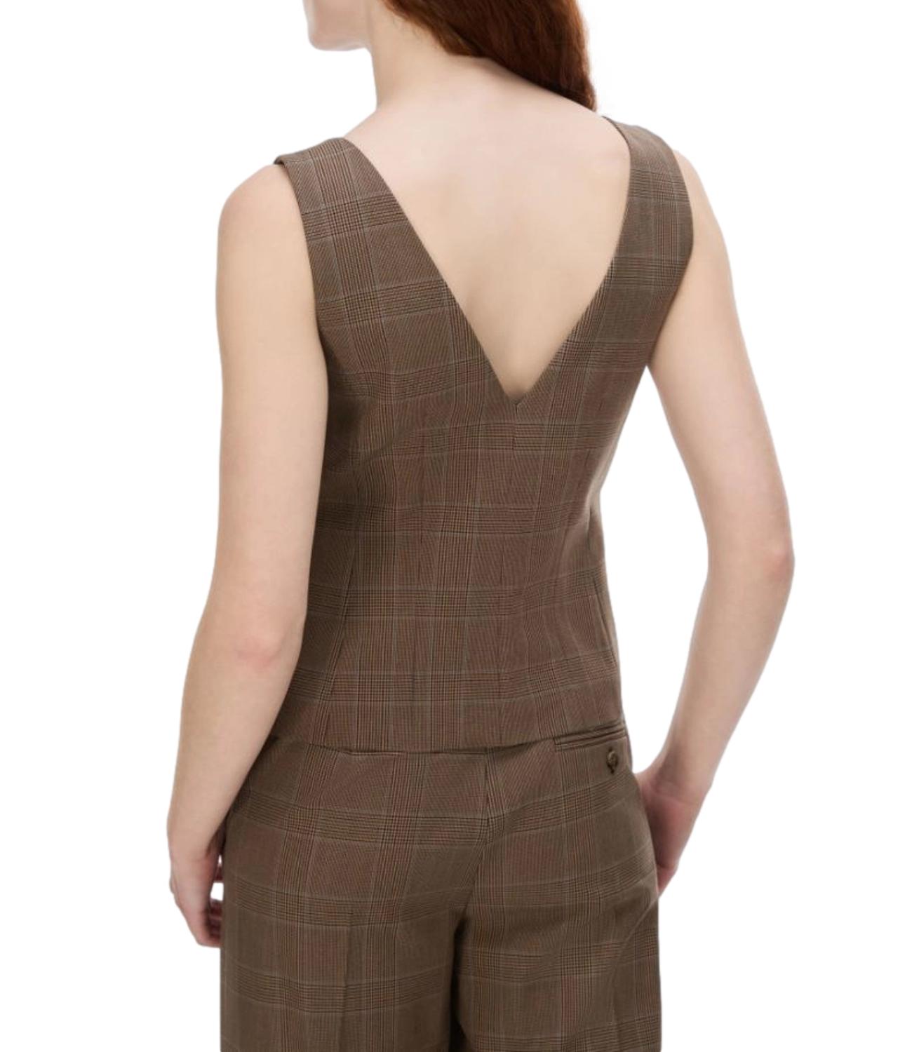Gilet Iblues 2627156011200 Donna - Marrone
