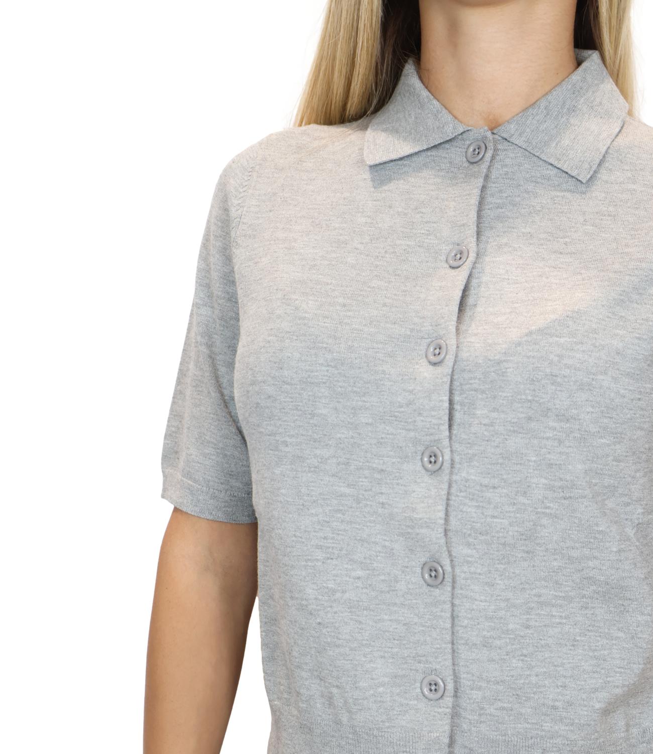 Cardigan Iblues 2627346031200 Donna - Grigio Melange