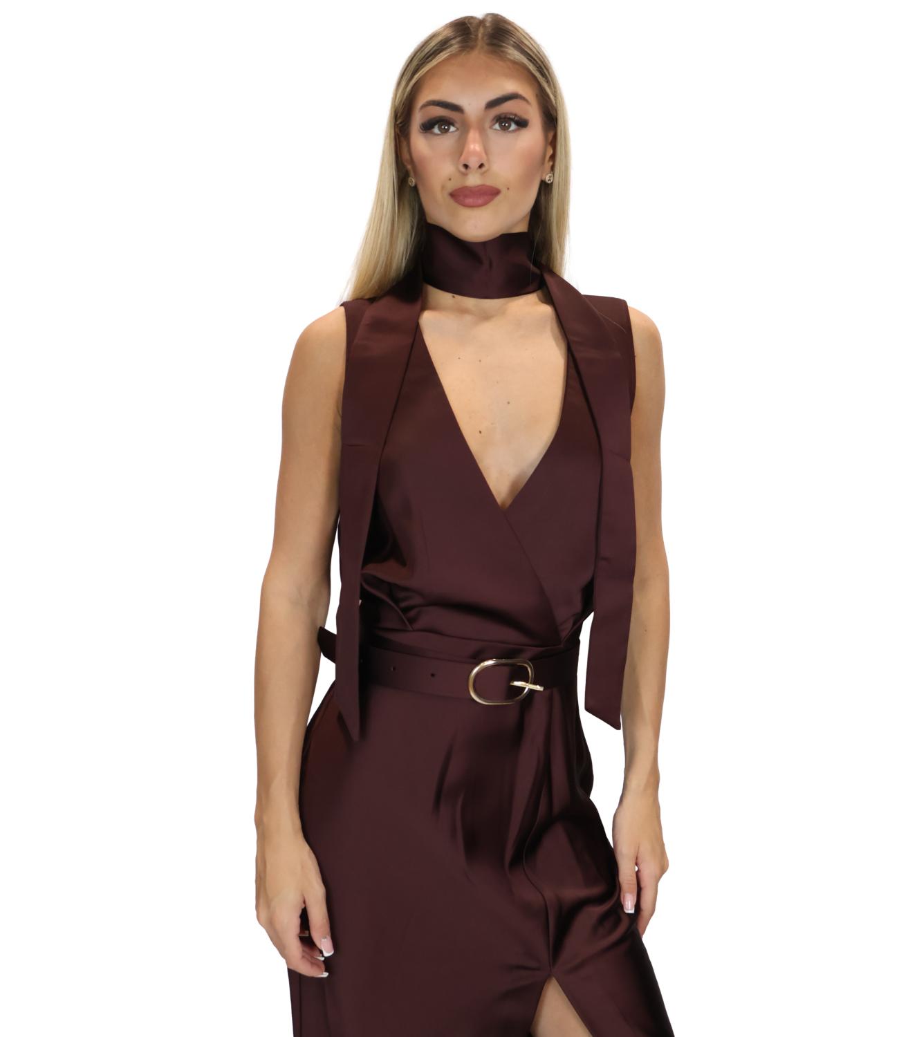 Abito Imperial AGGLMBAC Donna - Plum Noir