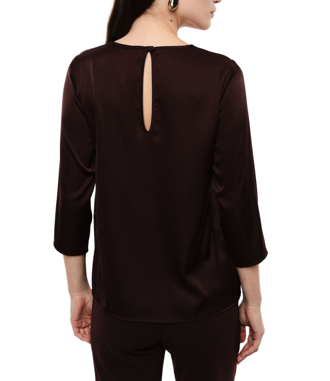 Camicia Imperial CDP0MDG Donna - Plum Noir
