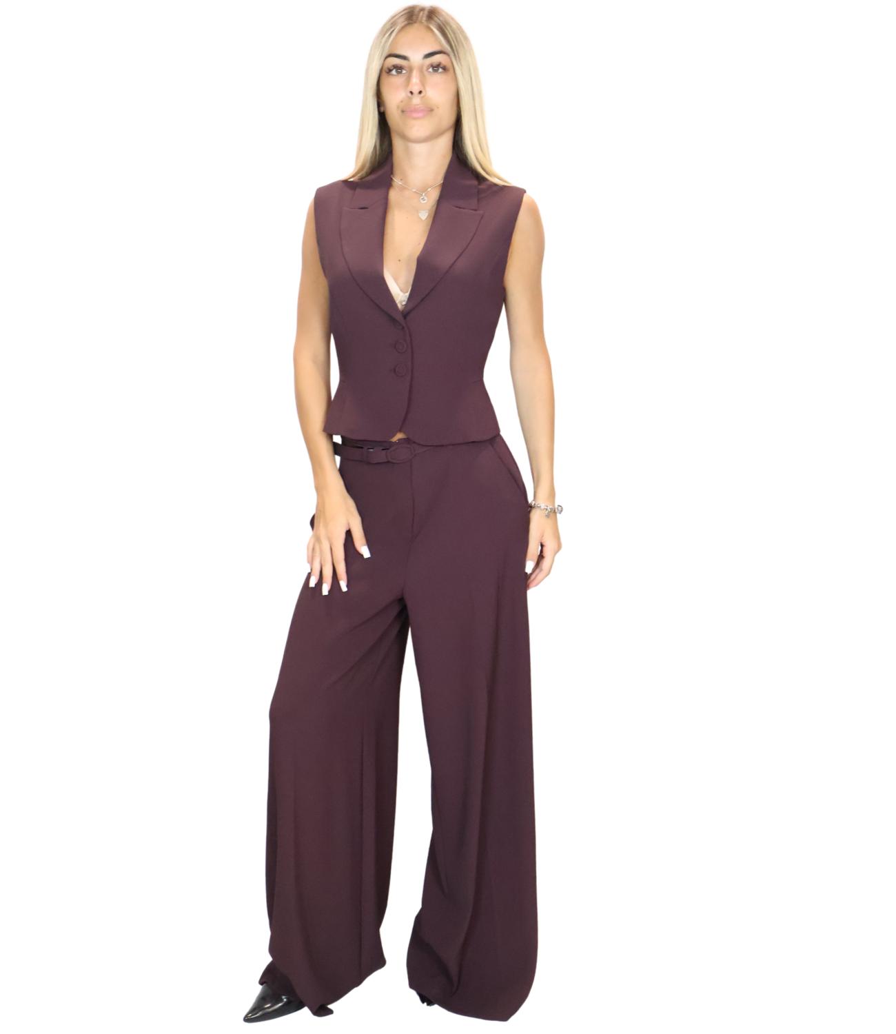 Gilet Imperial LD77MHX Donna - Plum Noir