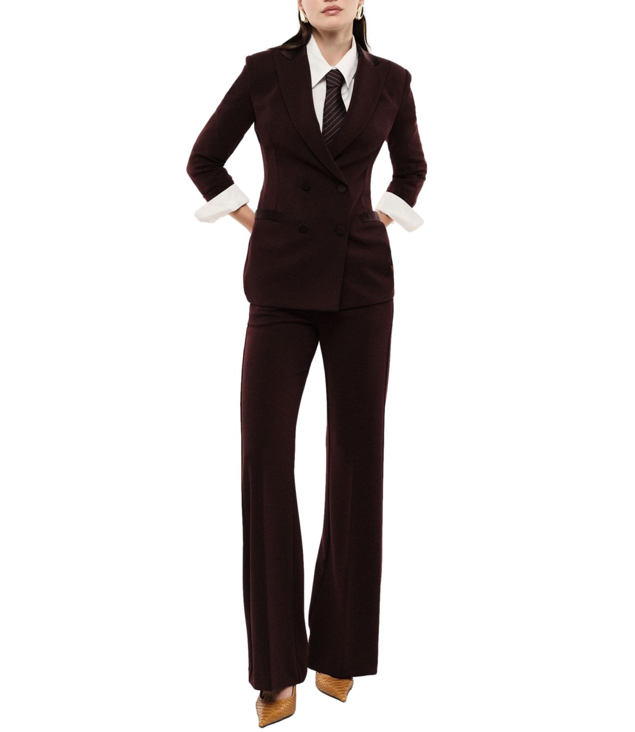 Pantalone Imperial P3E9MAW Donna - Plum Noir