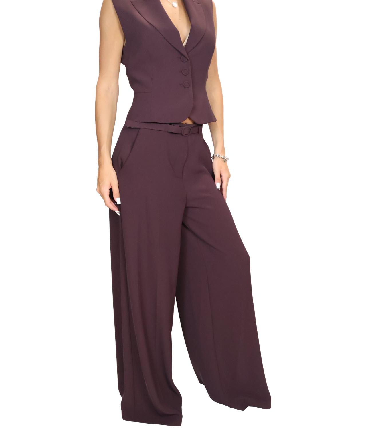 Pantalone Imperial P7J7MHXC Donna - Plum Noir