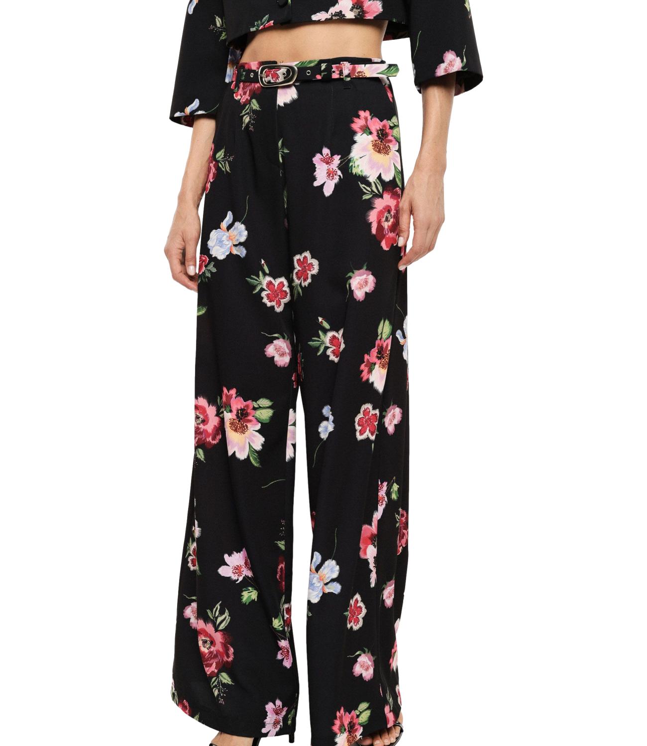Pantalone Imperial P8G2MHYC Donna - Nero/multicolor