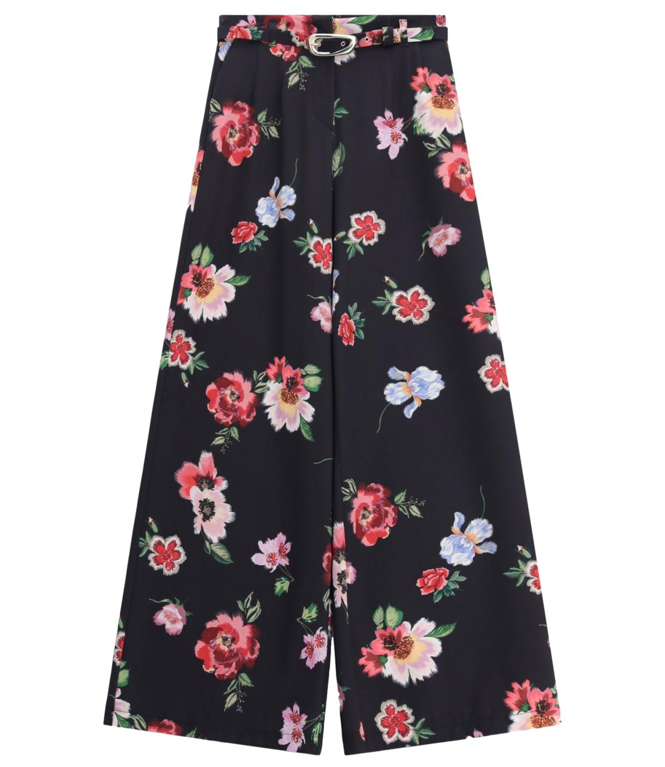 Pantalone Imperial P8G2MHYC Donna - Nero/multicolor