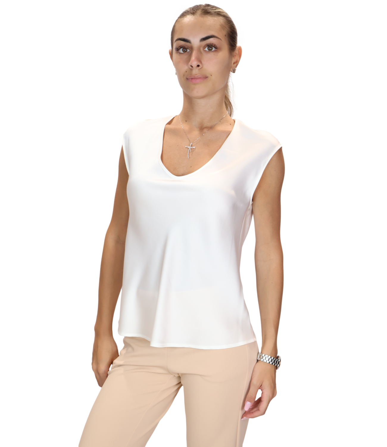 Canotta Imperial REH0MDG Donna - Off White