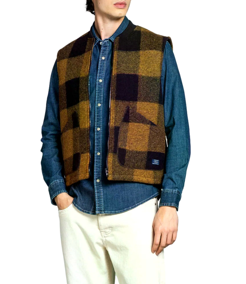Gilet Impure IM26FWJMTERRY102 Uomo - Ocra Check