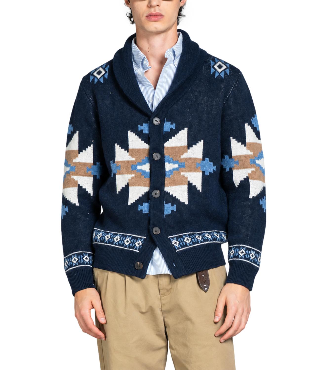 Cardigan Impure IM26FWMMSAWYERJ04 WN5C01 Uomo - Navy