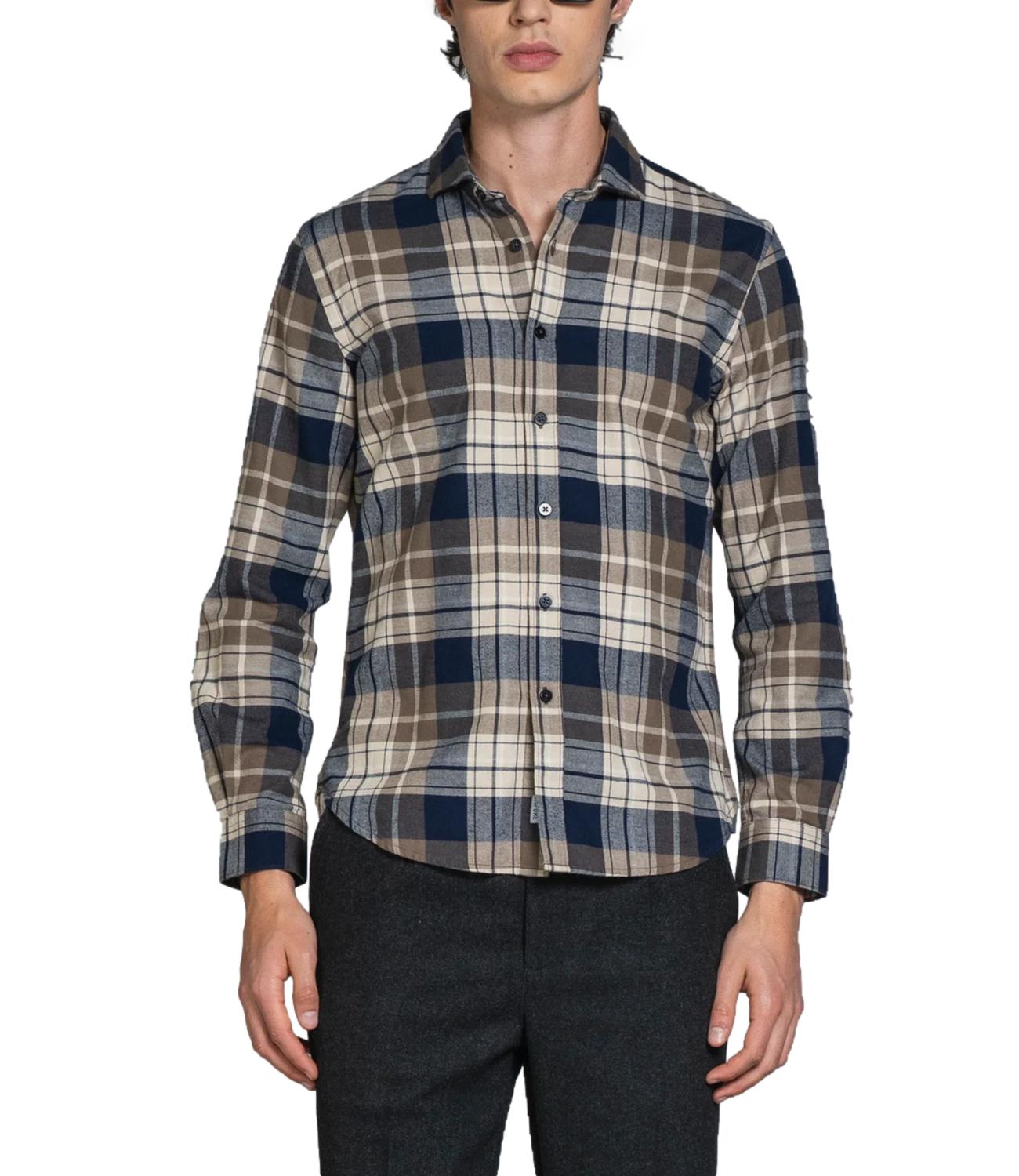 Camicia Impure IM26FWSMRILEY1000 COT189 Uomo - Brown
