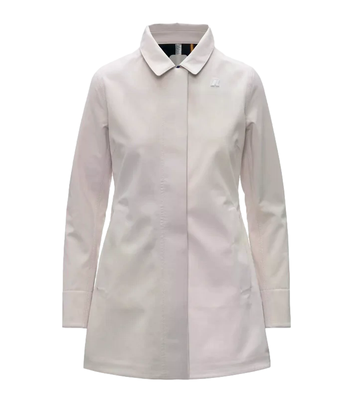 Giacca K-Way K2148BW Donna - Beige Cashmere - Blue Depth