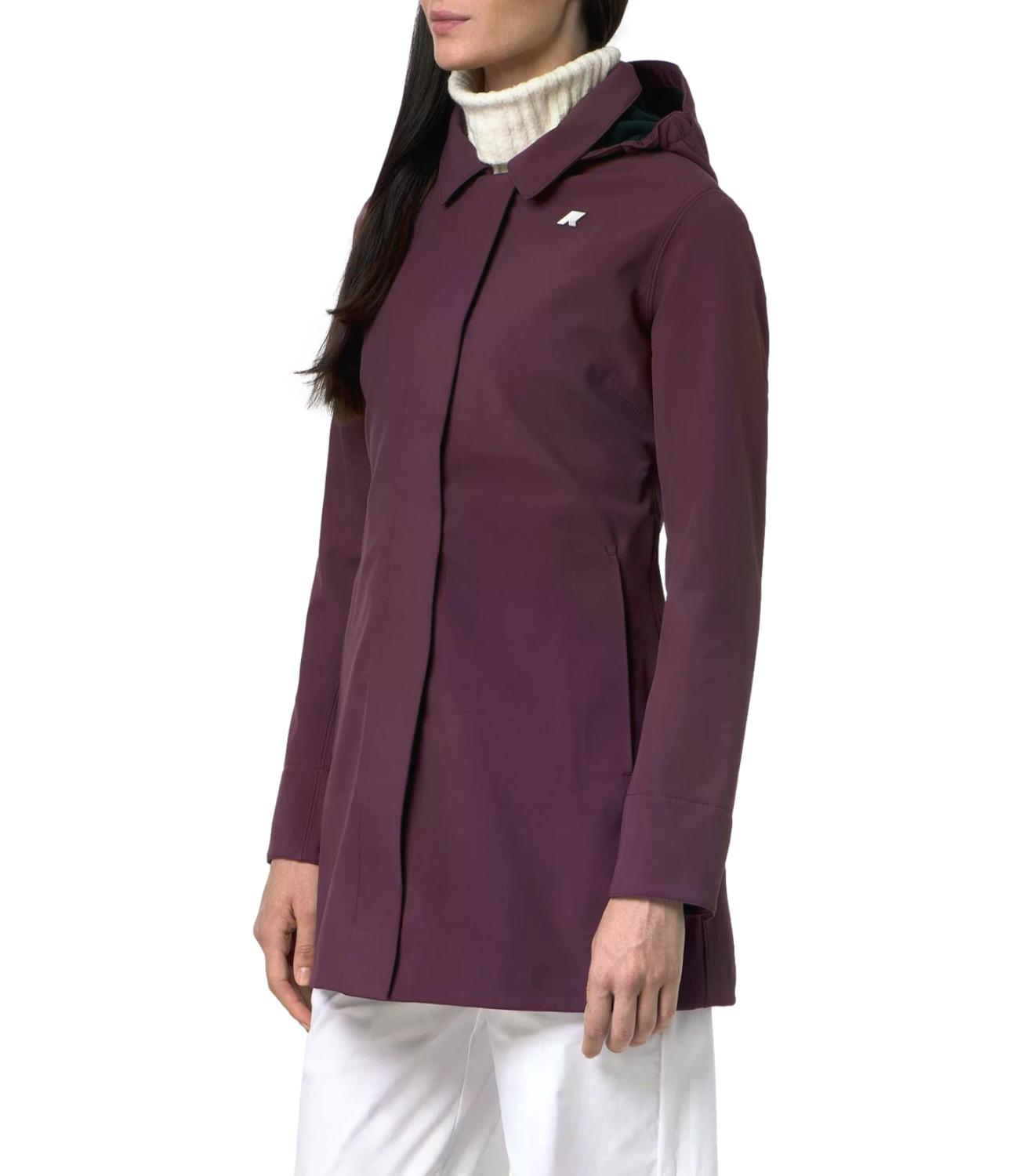 Giacca K-Way K2148BW Donna - Violet Mauve Wine - Blue Depth