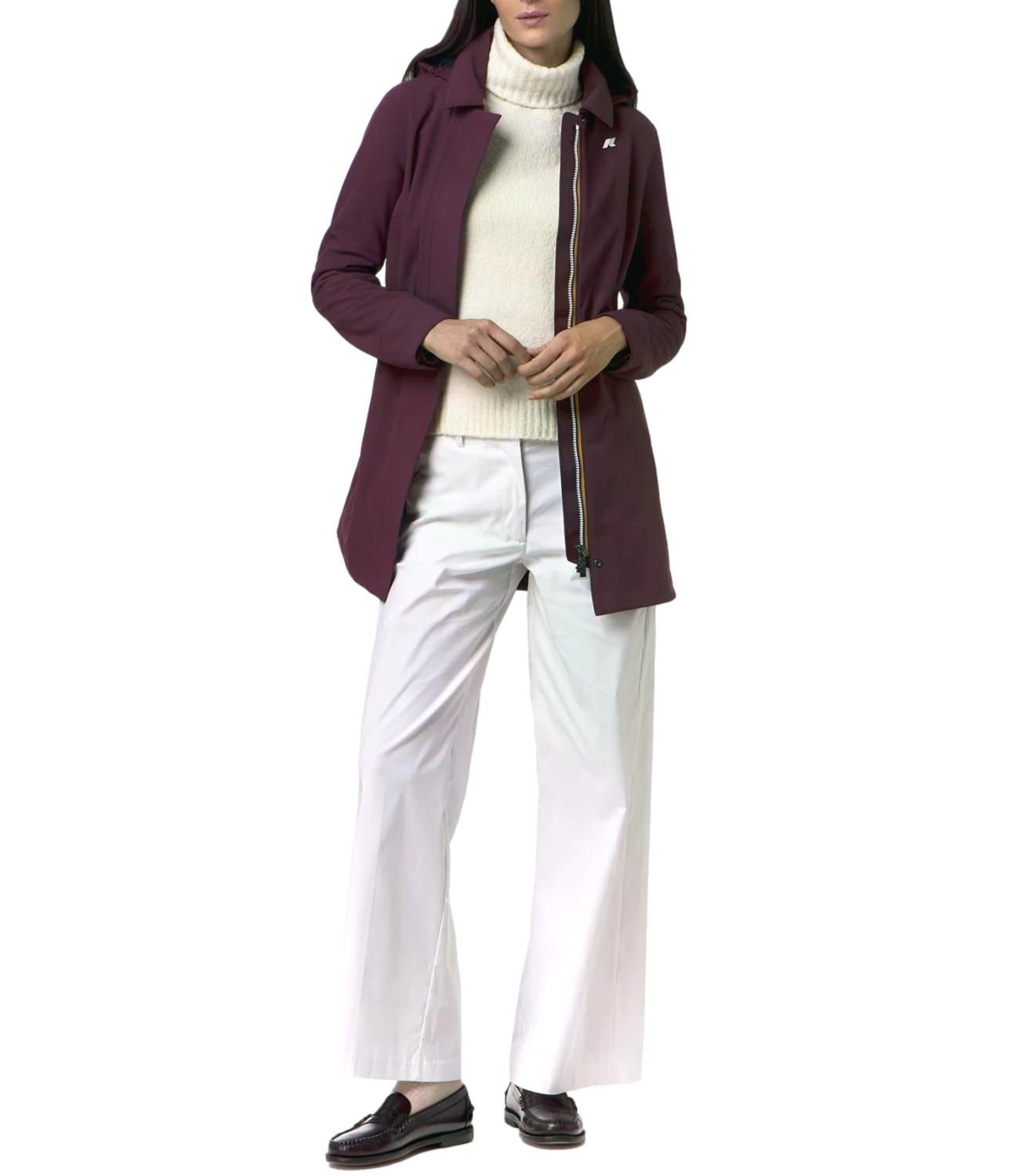 Giacca K-Way K2148BW Donna - Violet Mauve Wine - Blue Depth