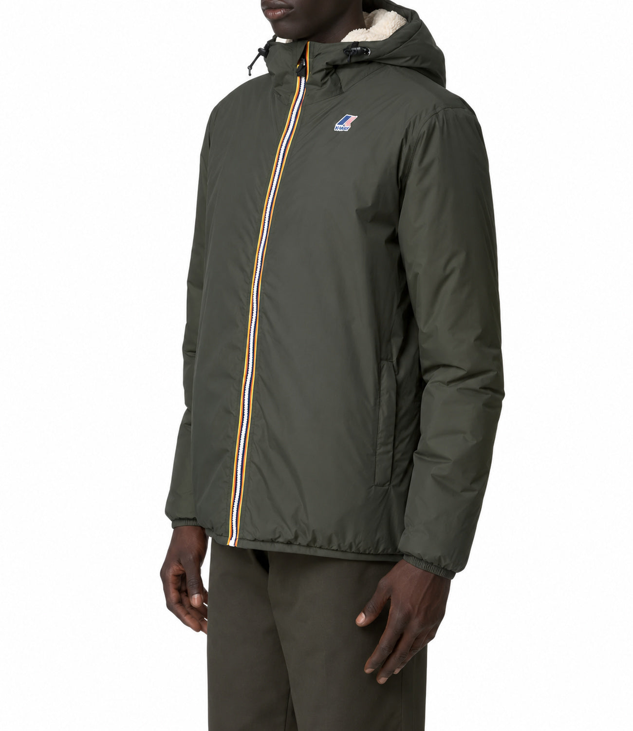 Giacca K-Way K21515W Unisex - Green Blackish