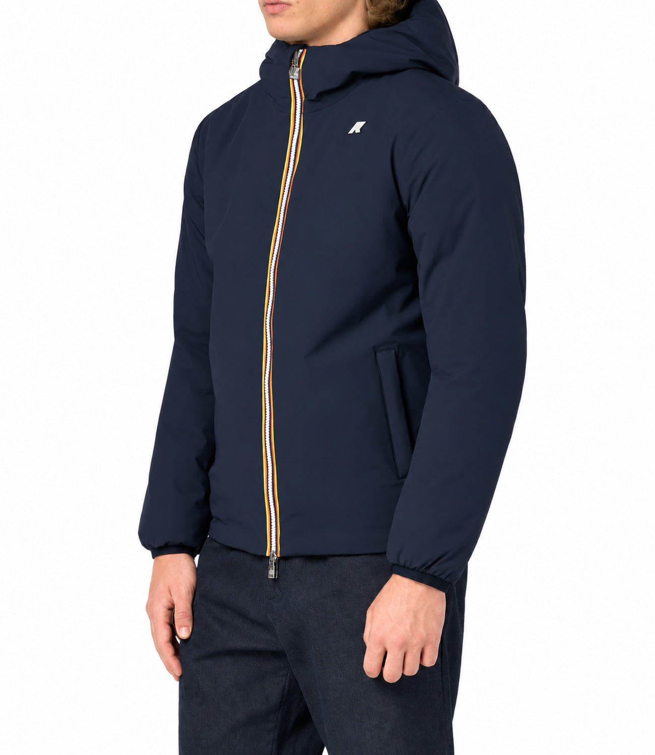 Giacca K-Way K6128VW Uomo - Blue Depth - Green Army