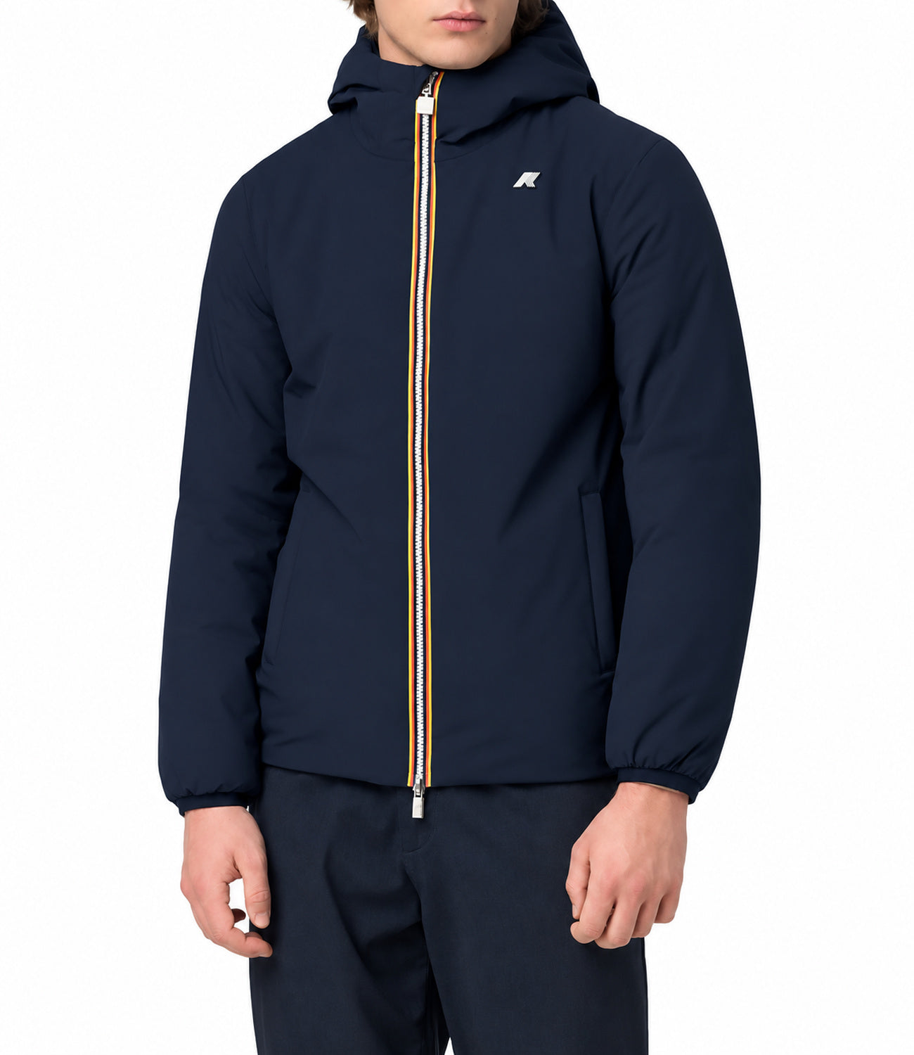 Giacca K-Way K6128VW Uomo - Blue Depth - Green Army