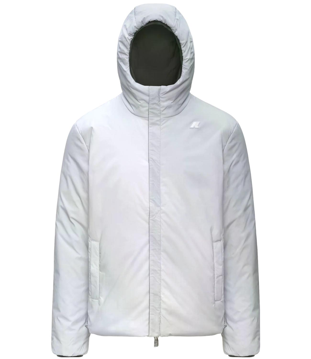 Giacca K-Way K6128VW Uomo - Green Blackish - Grey Ash