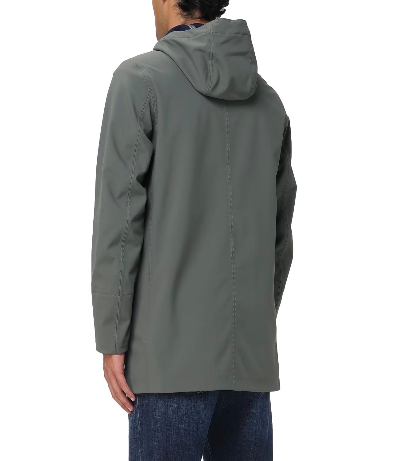 Giacca K-Way K7126UW Uomo - Green Blackish - Blue Depth
