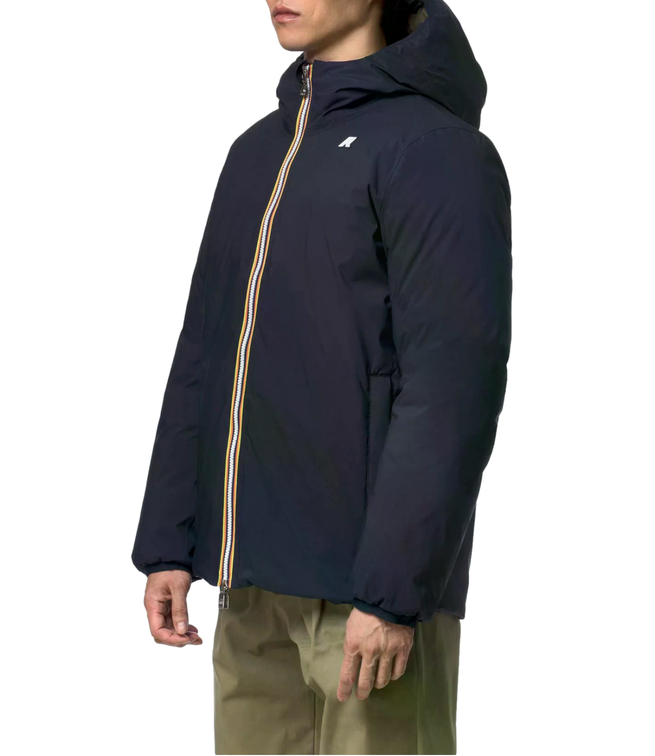 Giacca K-Way K8127WW Uomo - Blue Depth - Green Army